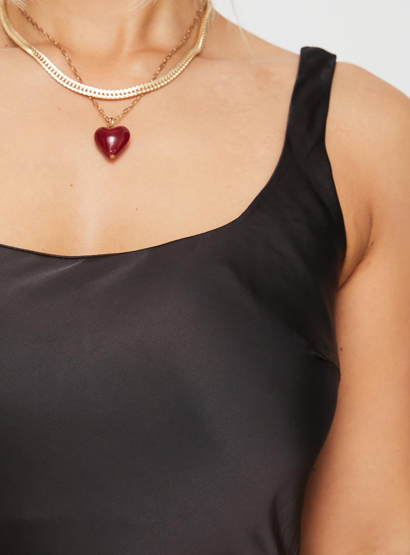 Penelopy Bias Cut Maxi Dress Black