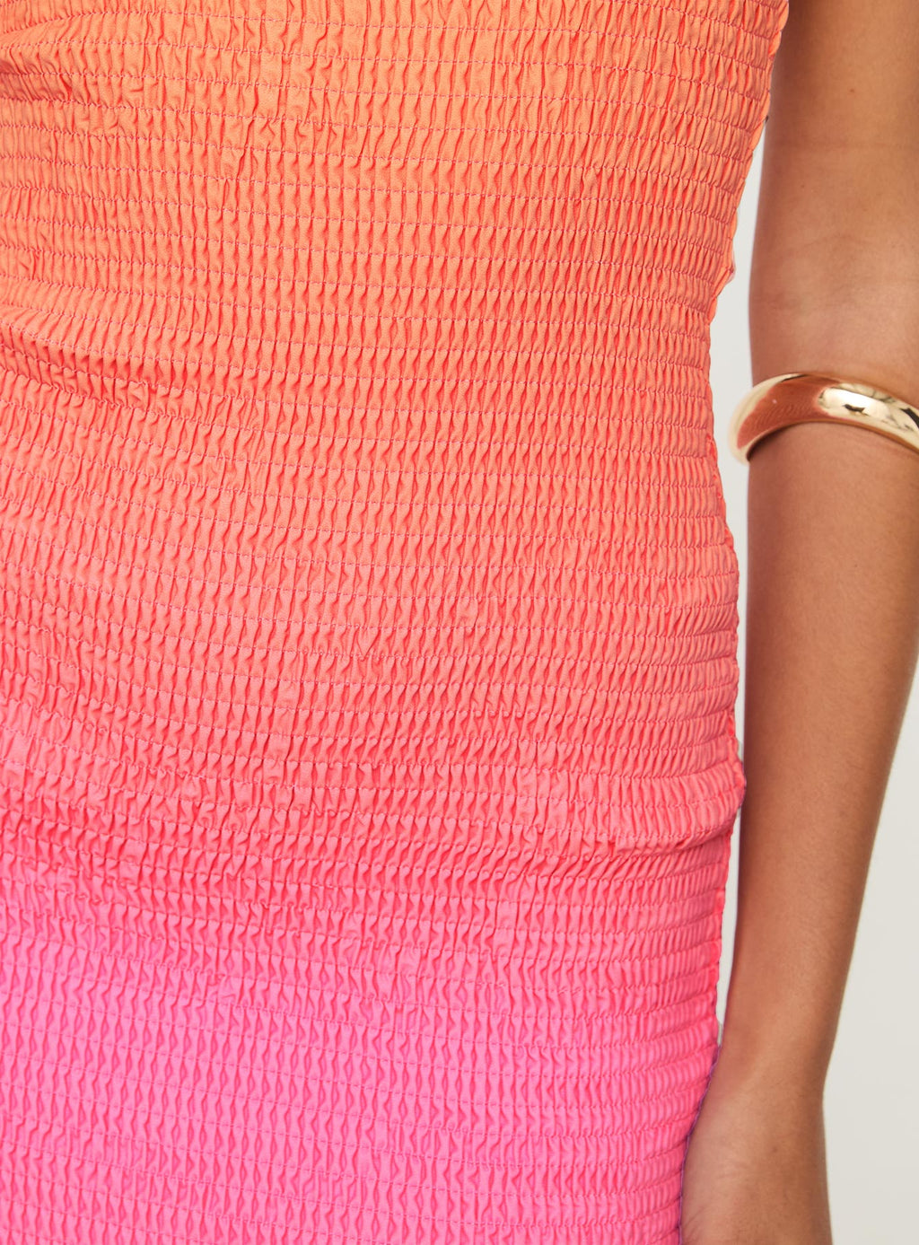 Murphies Strapless Mini Dress Pink Ombre