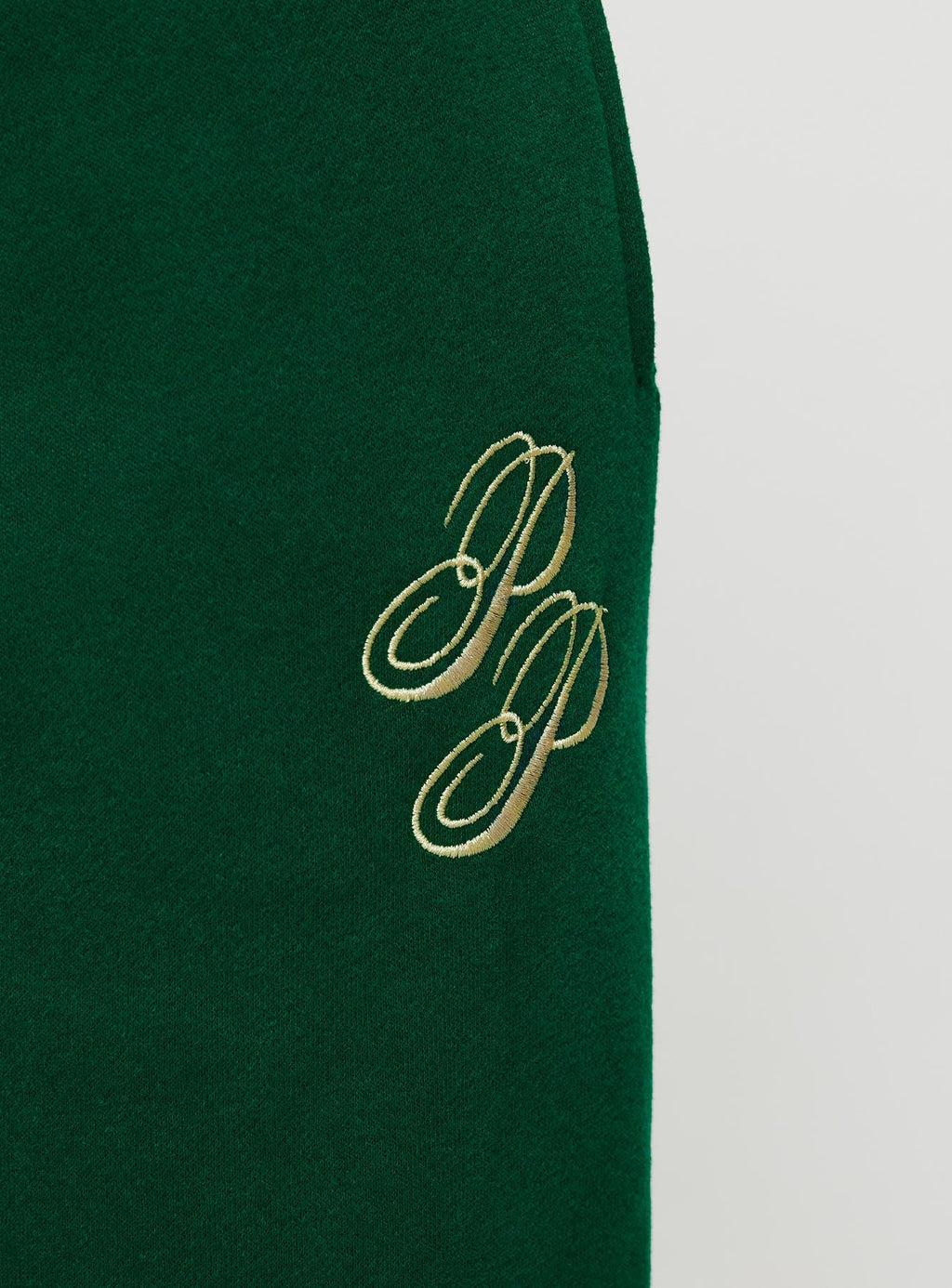 Princess Polly Track Pants Script Green / Ivory