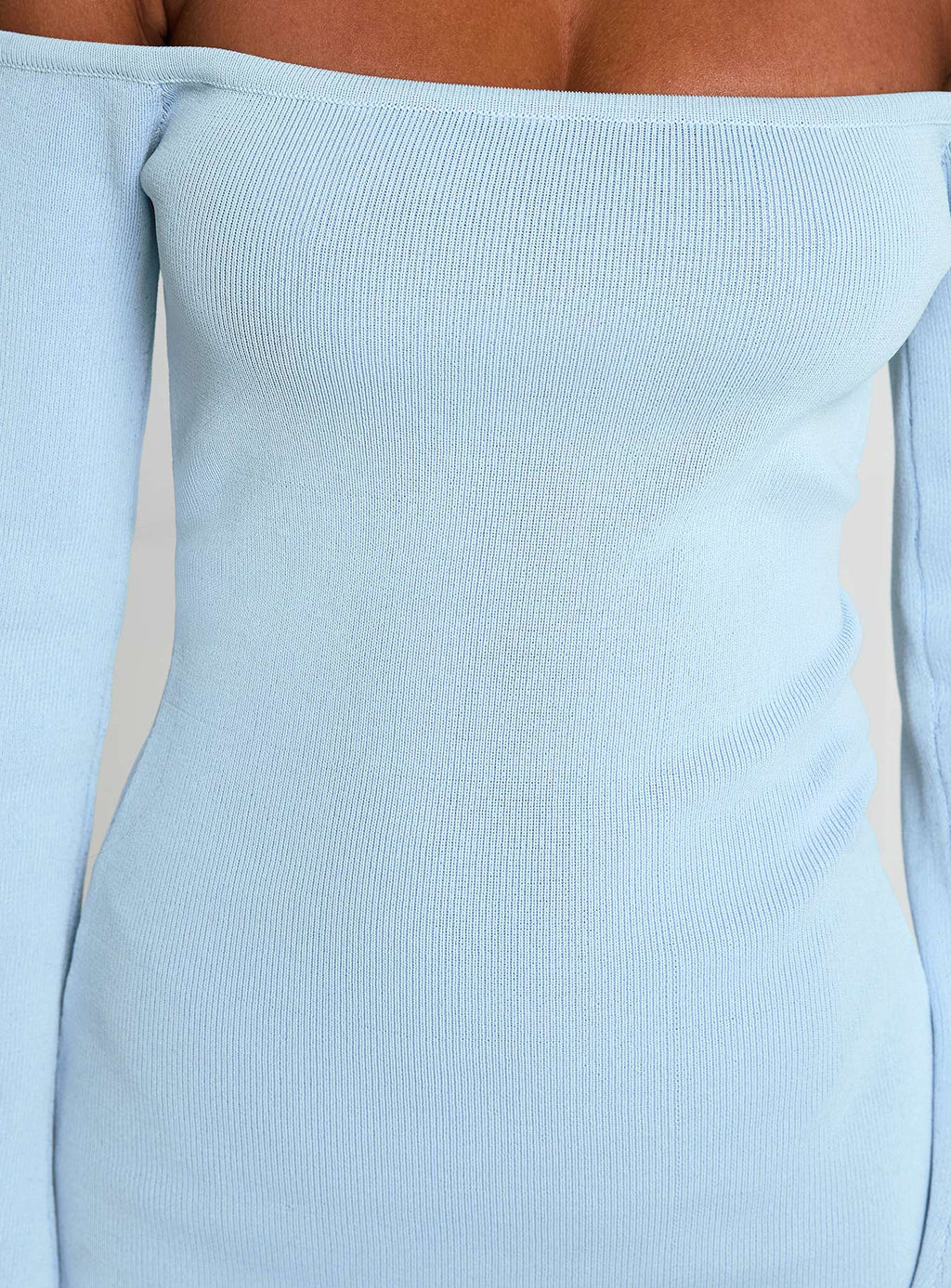 Parisa Long Sleeve Mini Dress Blue