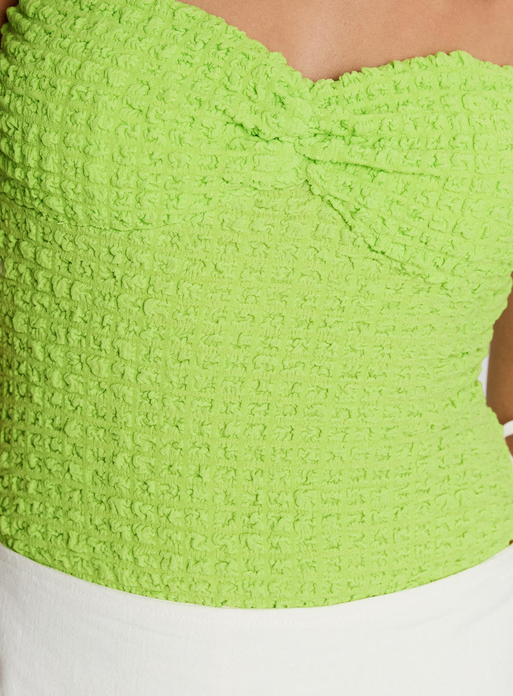 Private Party Strapless Bodysuit Green