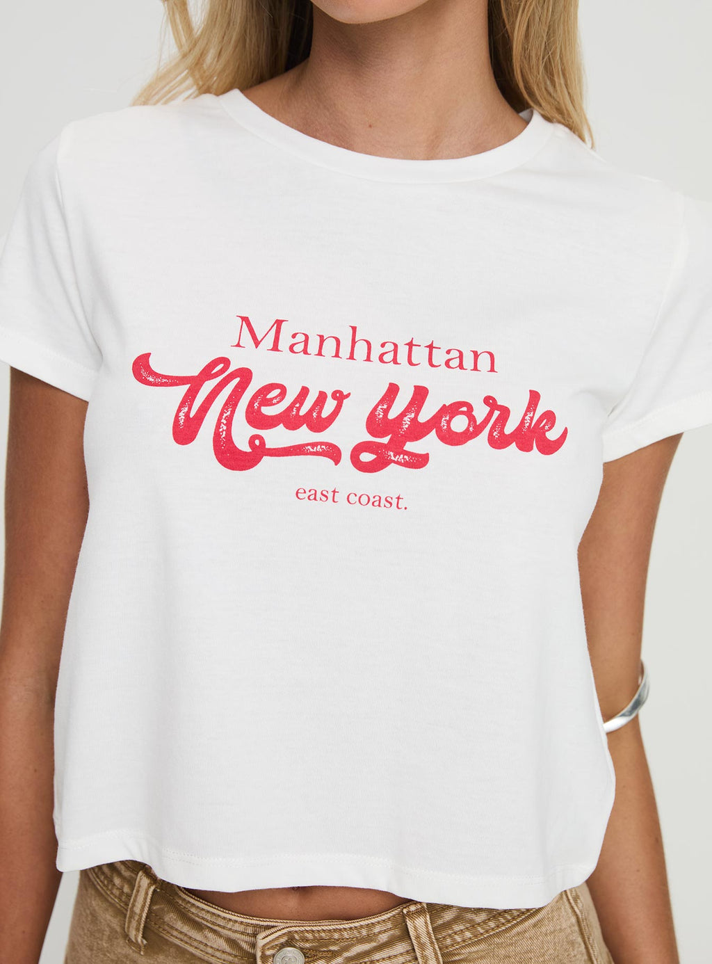 East Coast Nyc Tee White