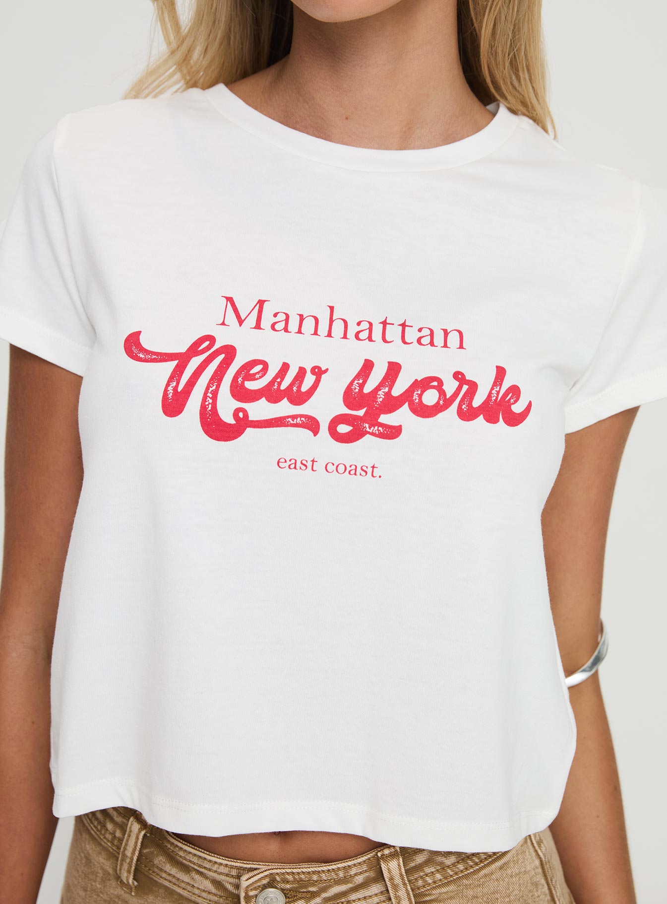 East Coast Nyc Tee White