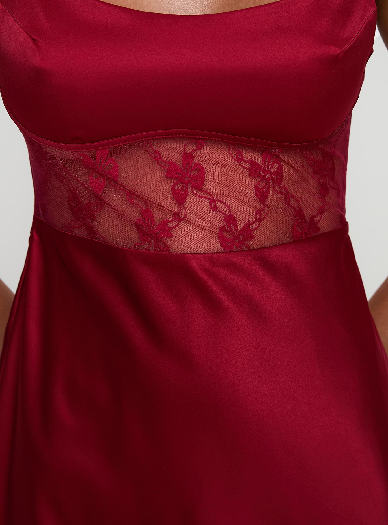 Le Tigre Lace Mini Dress Red