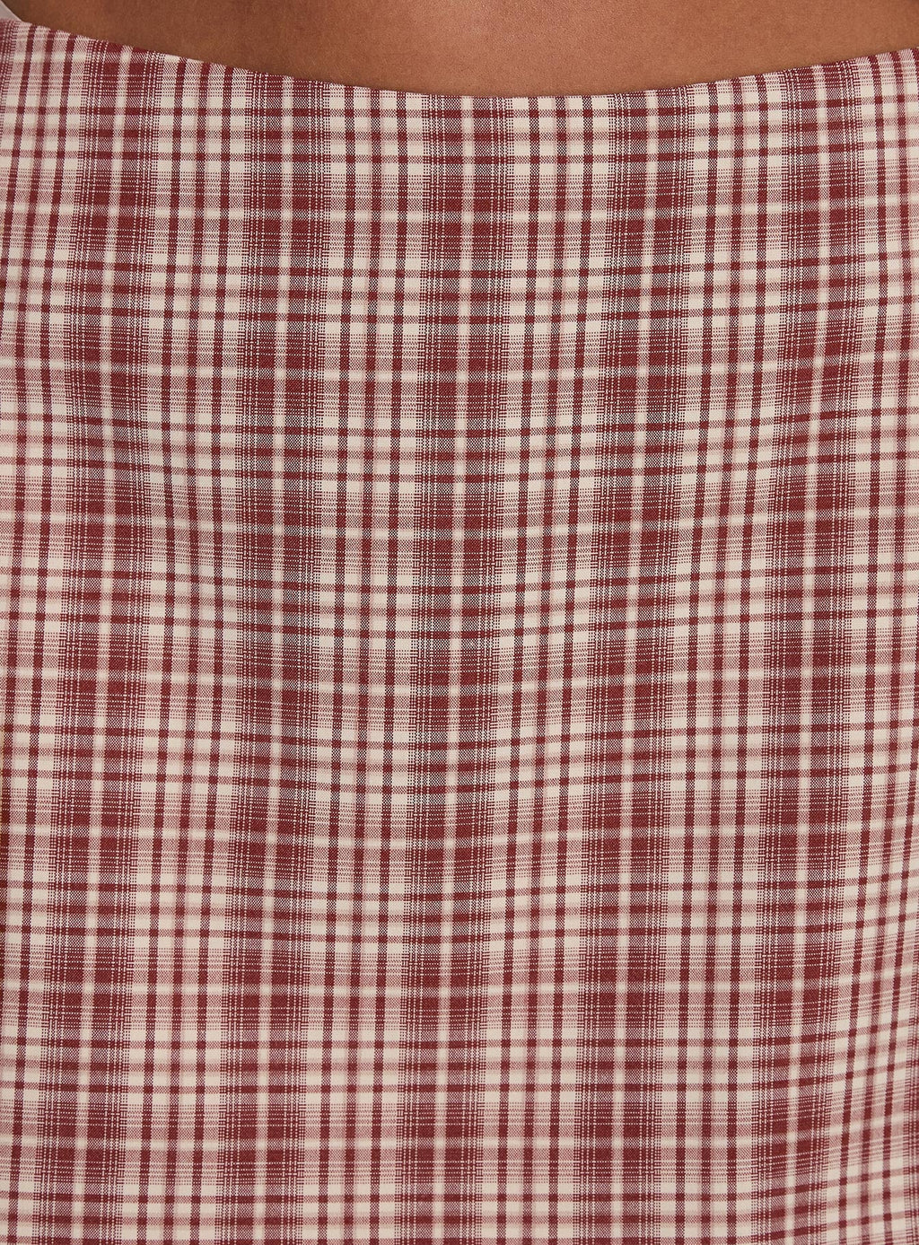 Theodosia Mini Skirt Red Check