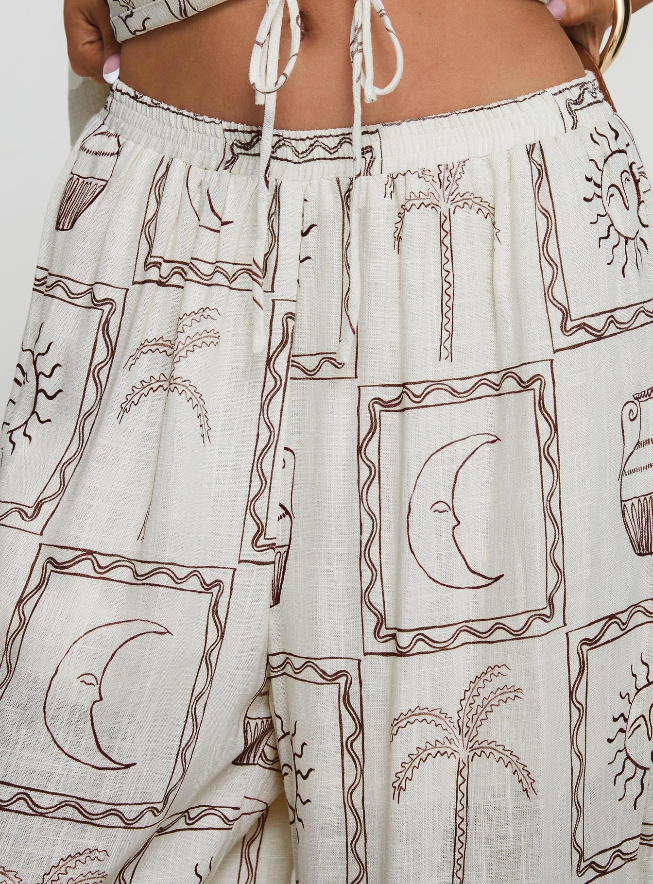 Sun Dream Pants Cream / Multi