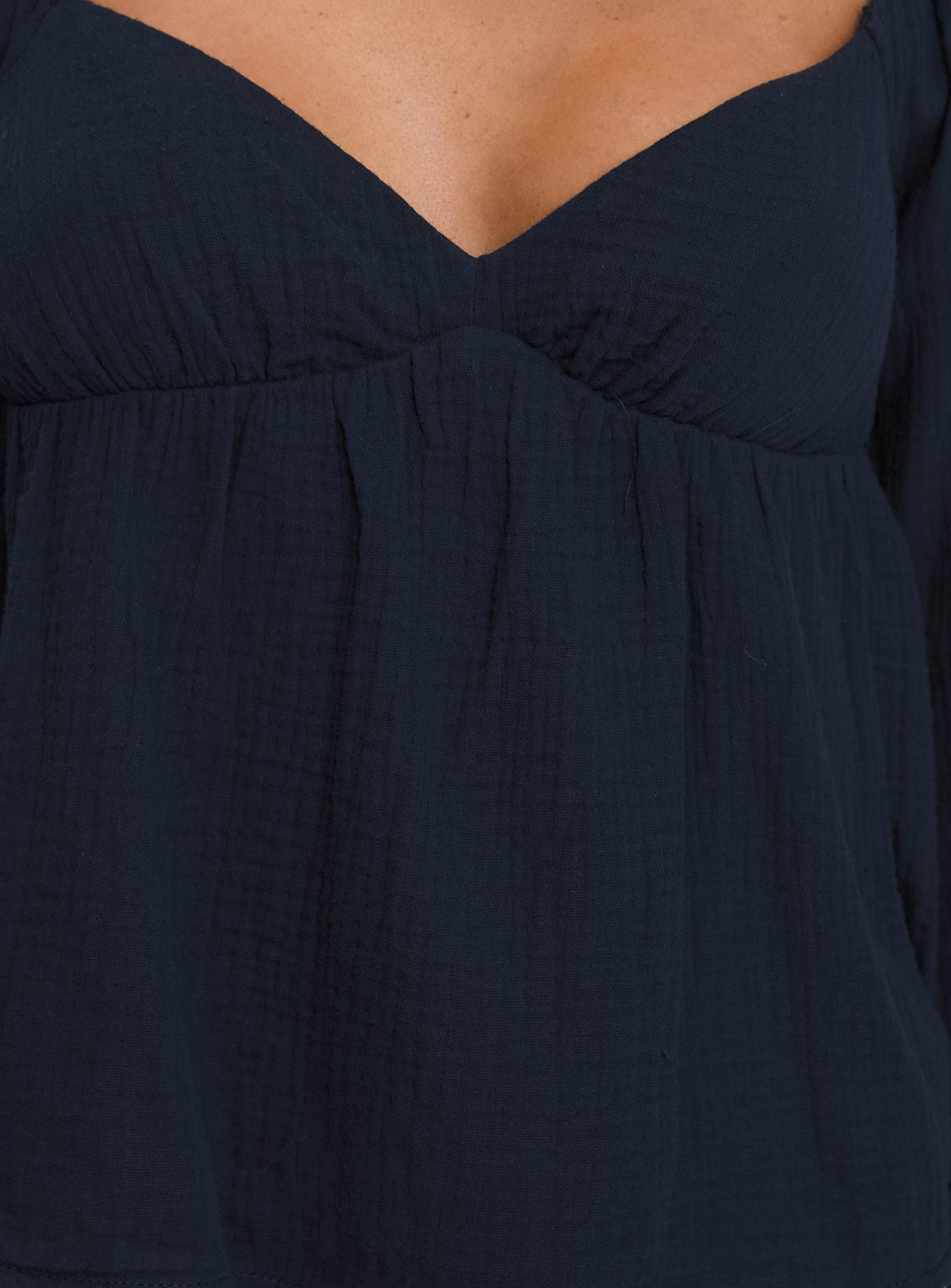 Khalea Long Sleeve Top Navy