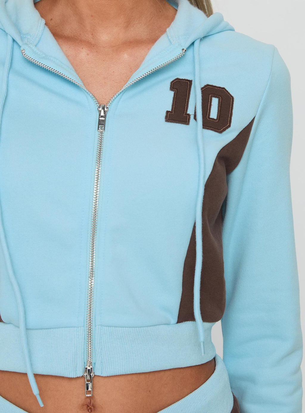Notable Double Zipper Jumper Blue