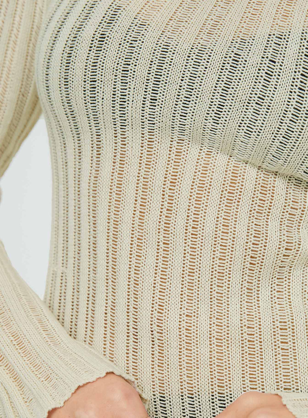 Primmie Long Sleeve Mini Dress Cream