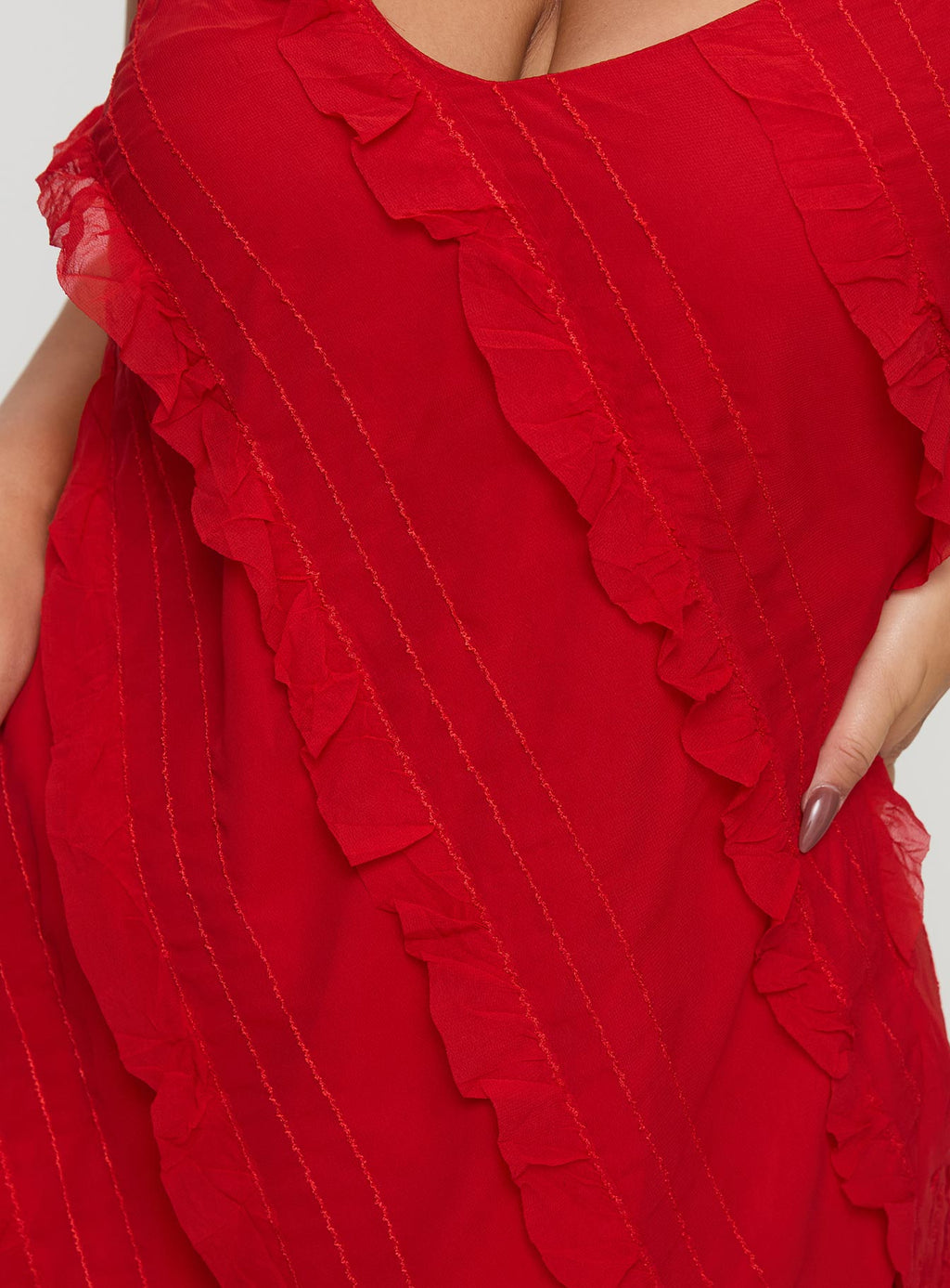 Lars Mini Dress Red Curve