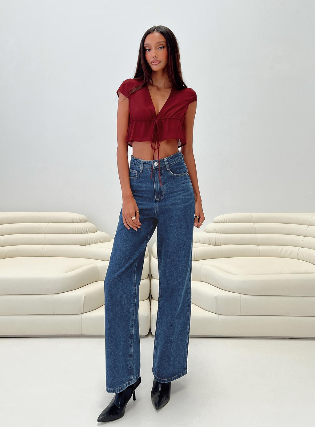 Nicolo Jeans Mid Blue Denim