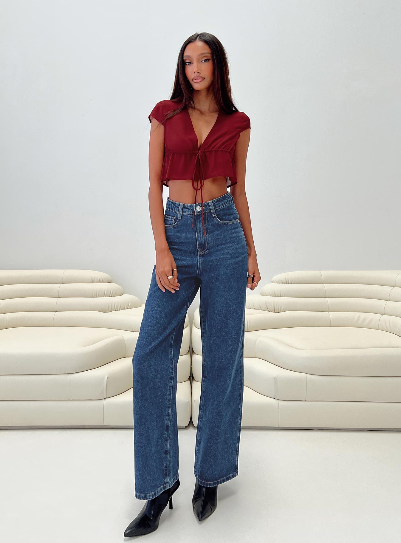 Nicolo Jeans Mid Blue Denim