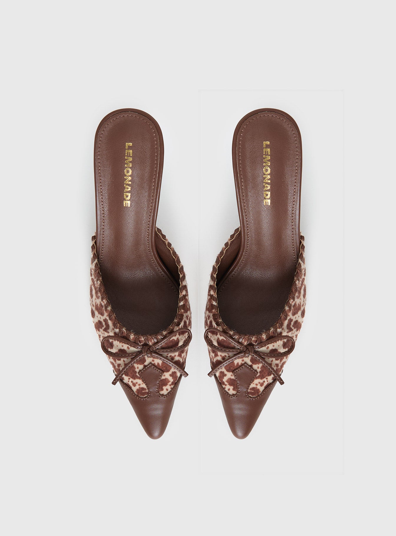 Boardroom Pointed Toe Heels Caramel Cow