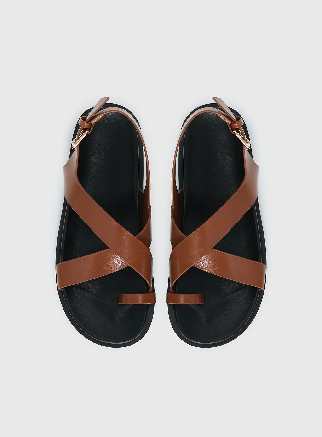 Billini Tennie Sandals Tan / Black