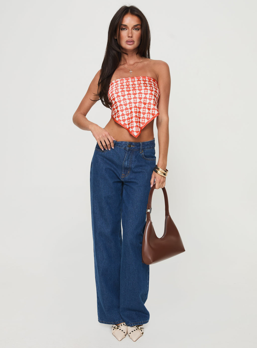 Barlie Hair Scarf Red