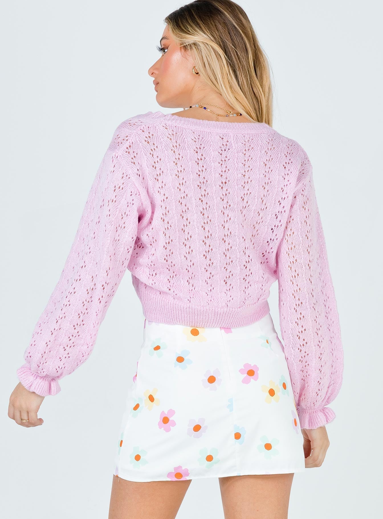 Mishka Mini Skirt White