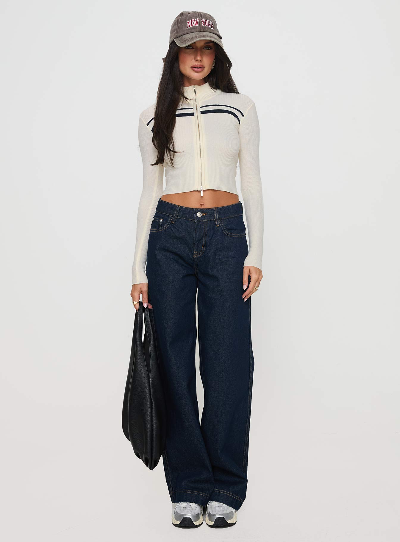 Slow It Down Long Sleeve Top Cream