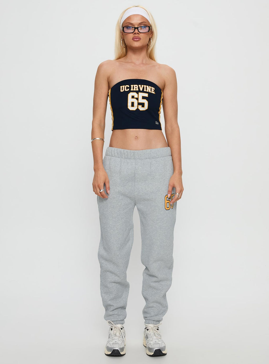 UC Irvine Jersey Tube Top Blue