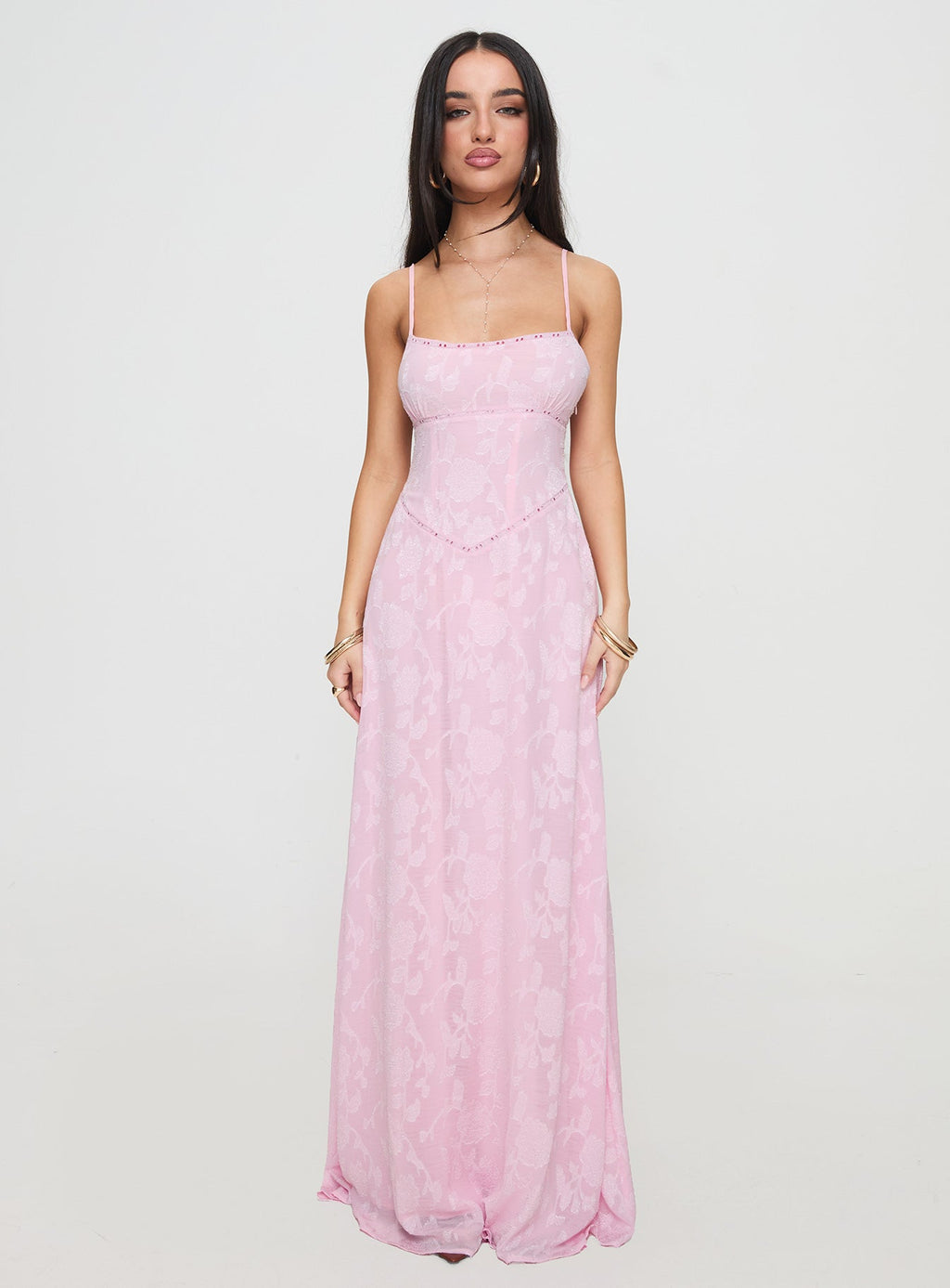 South Of France Maxi Dress Pink