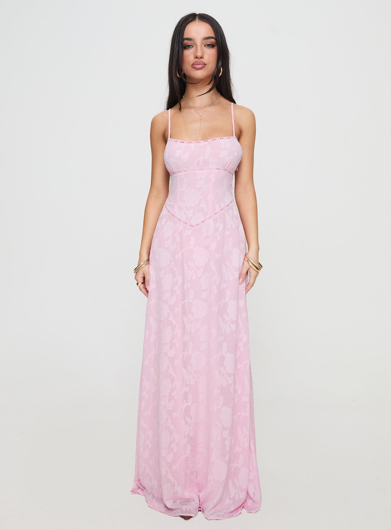 South Of France Maxi Dress Pink