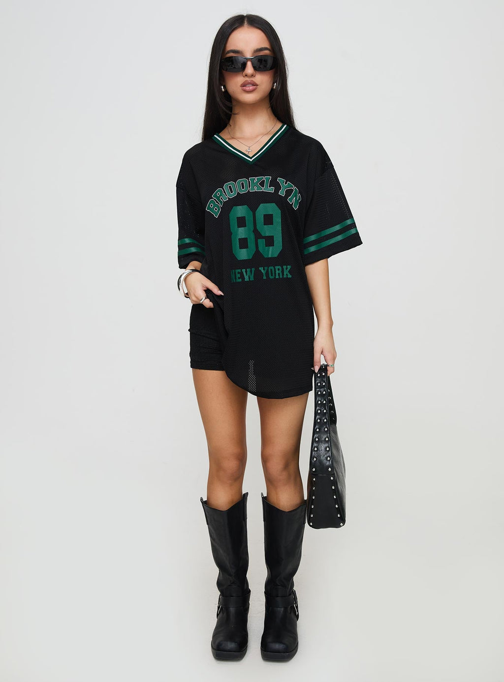 Michail Jersey Mini Dress Green