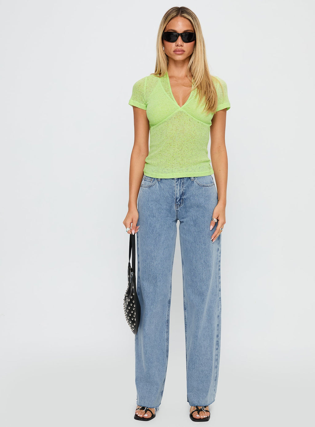 Darla Low Rise Straight Jean Vintage Blue Wash