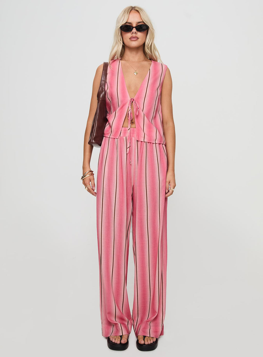 Gentle Vest Top Pink