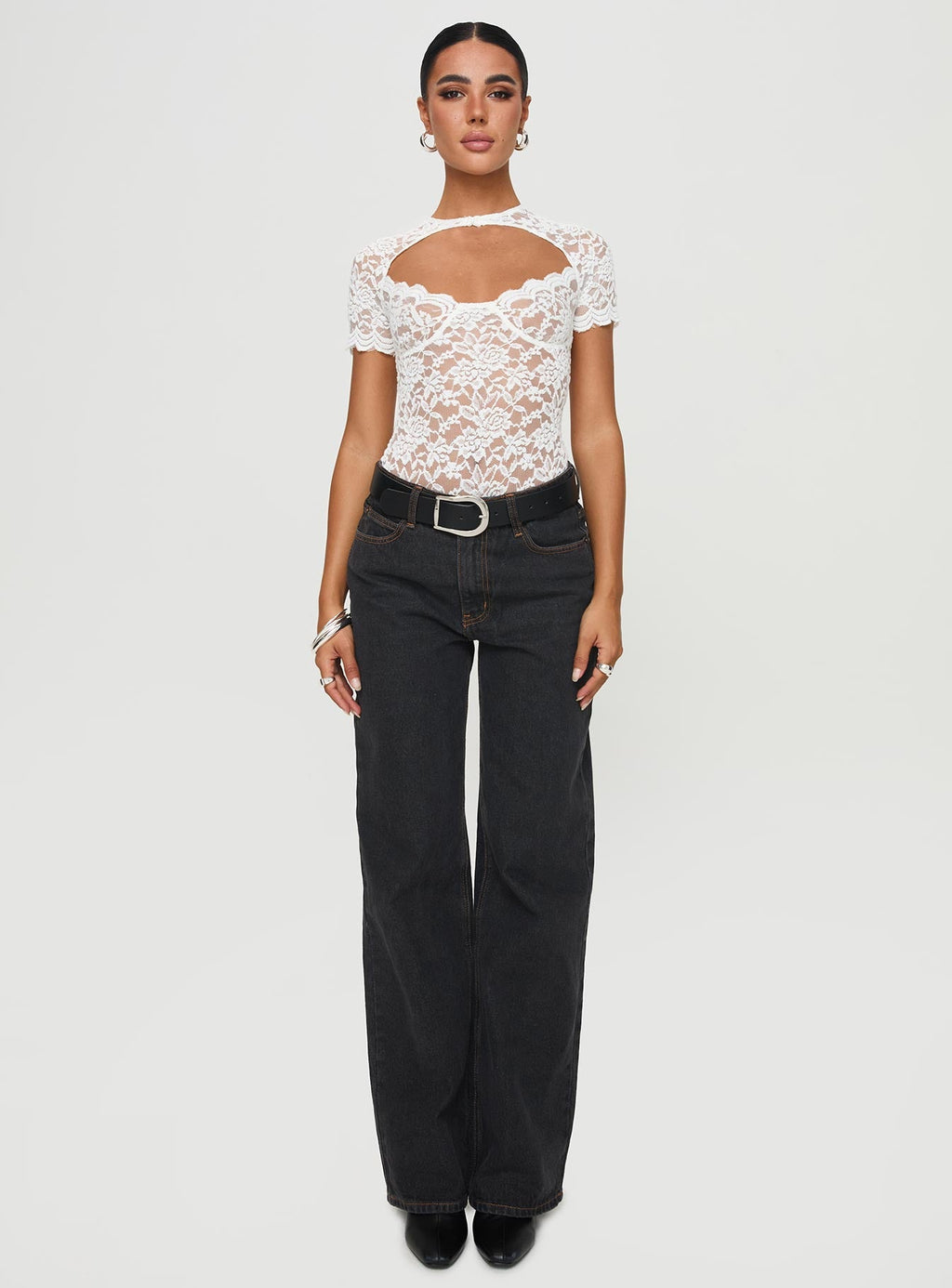 Giallo Bodysuit White