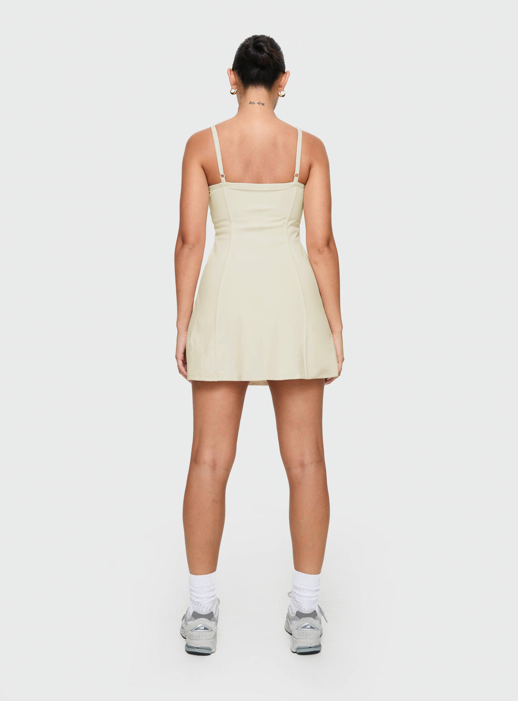 Ambition Activewear Romper Latte