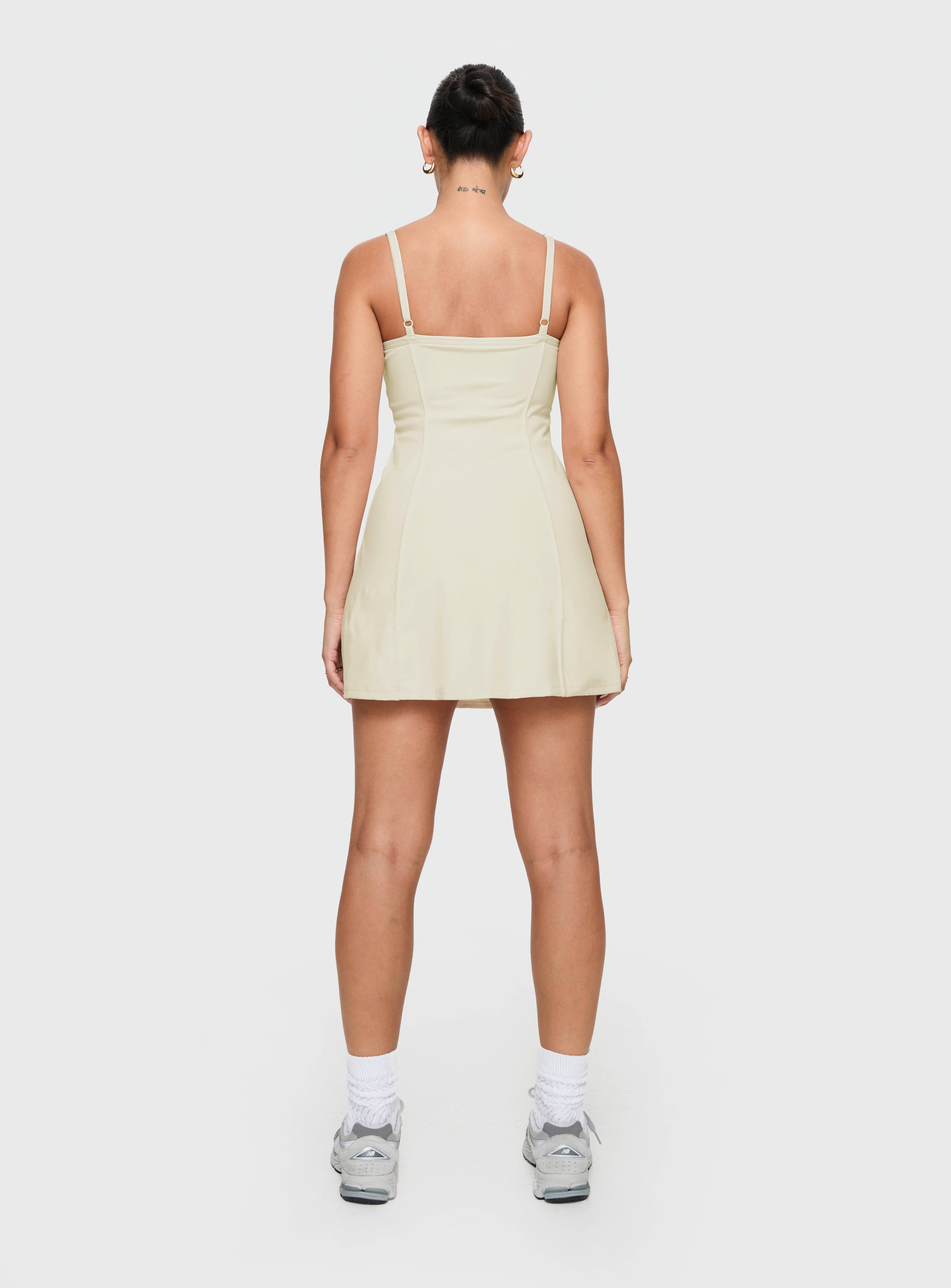 Ambition Activewear Romper Latte