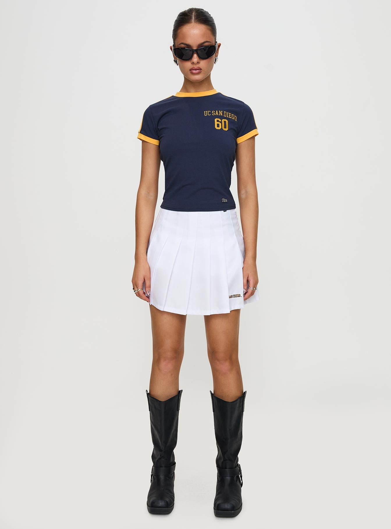 UCSD Tennis Skort White