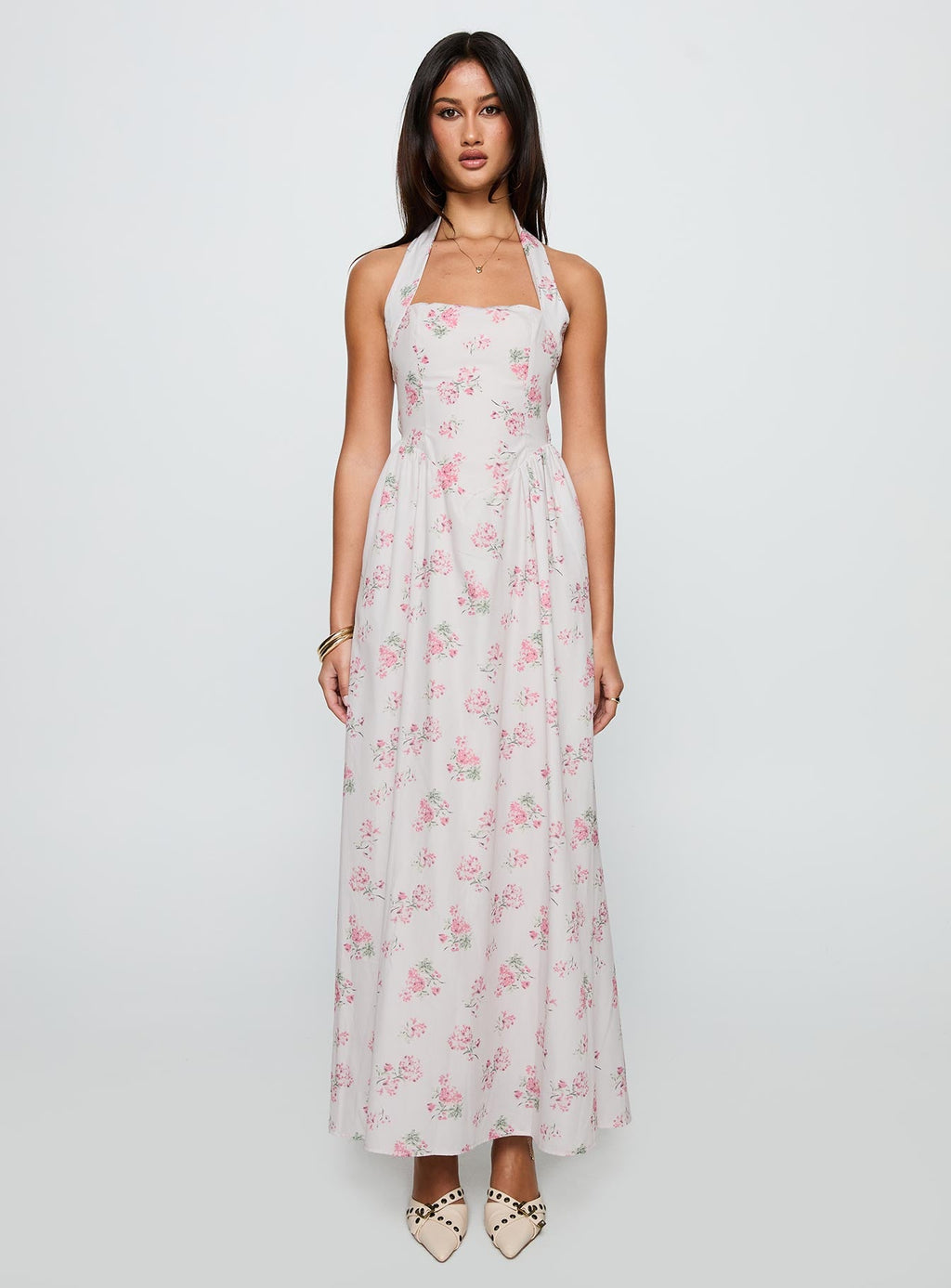 Sunfields Halter Maxi Dress Multi