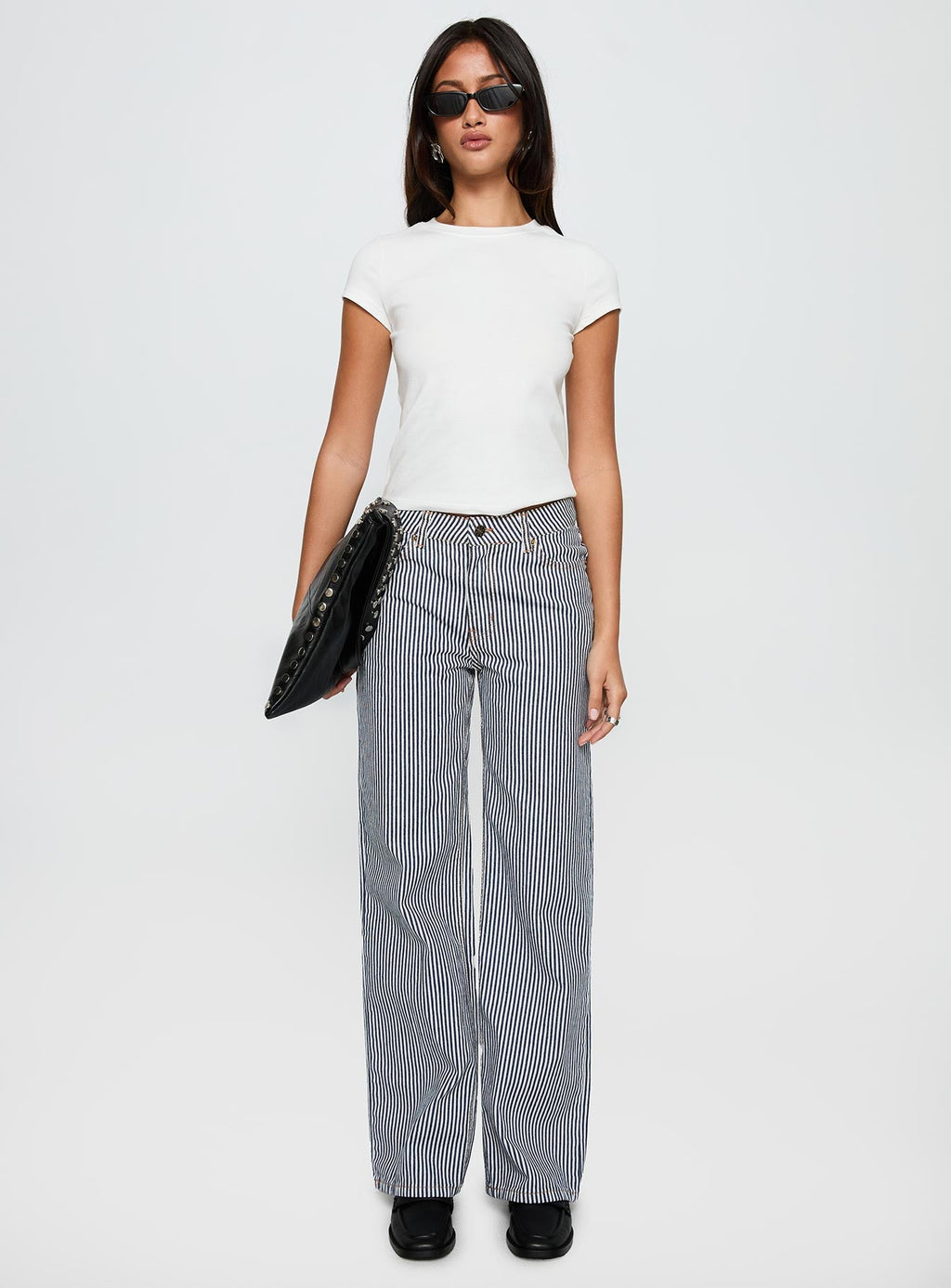 Top Model Jean Navy Stripe