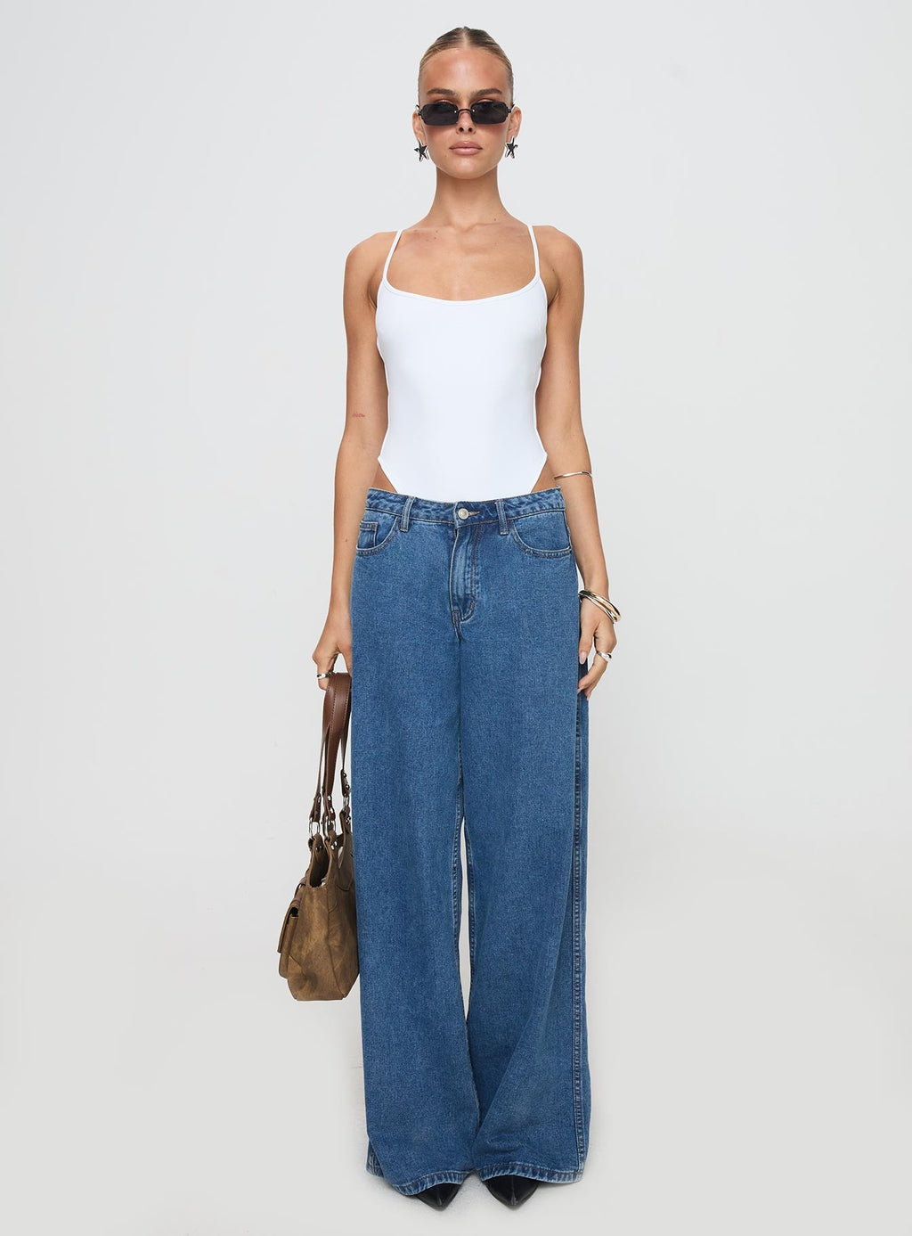 All Tied Up Bodysuit White