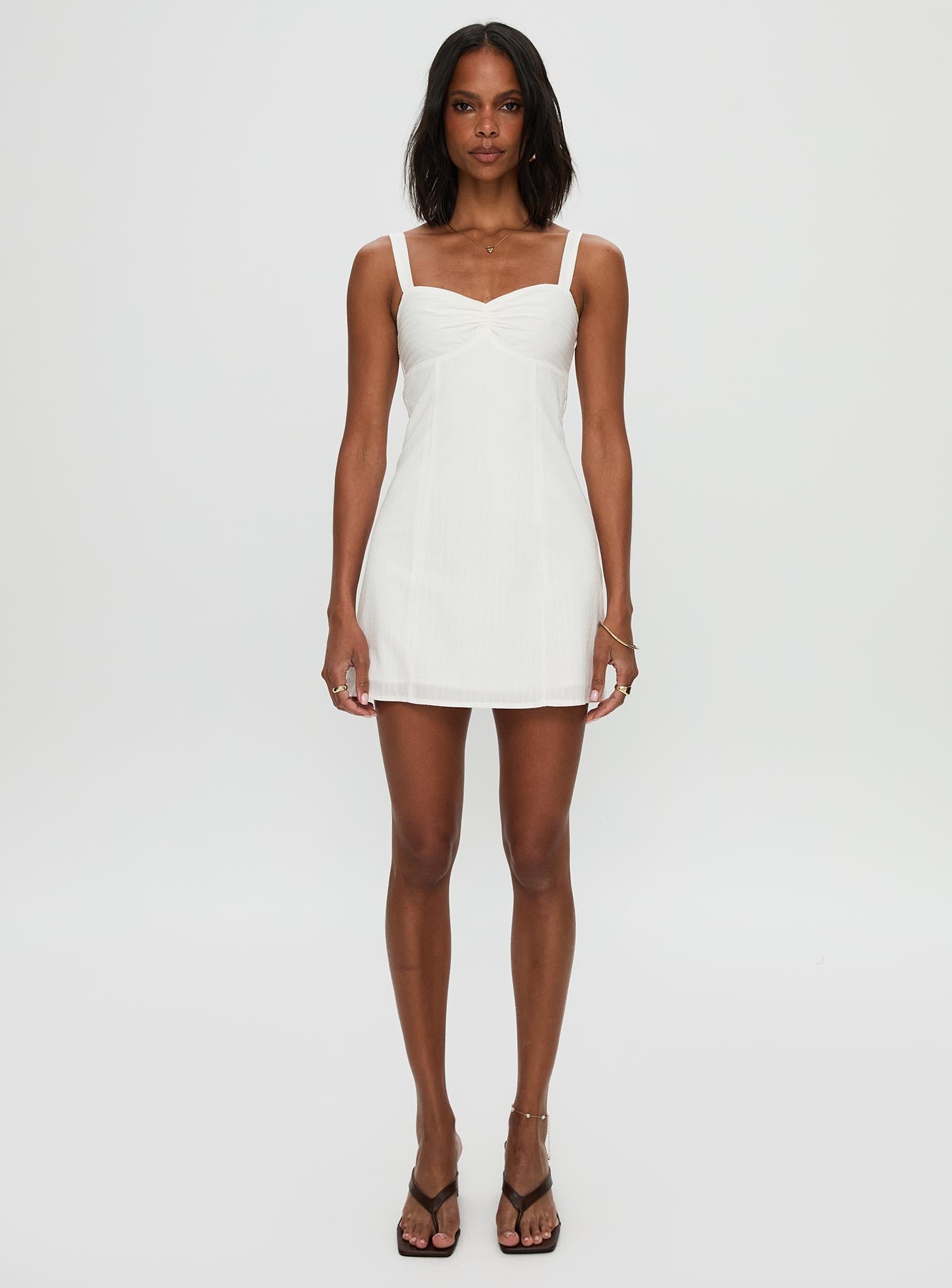 Summer Isles Mini Dress White