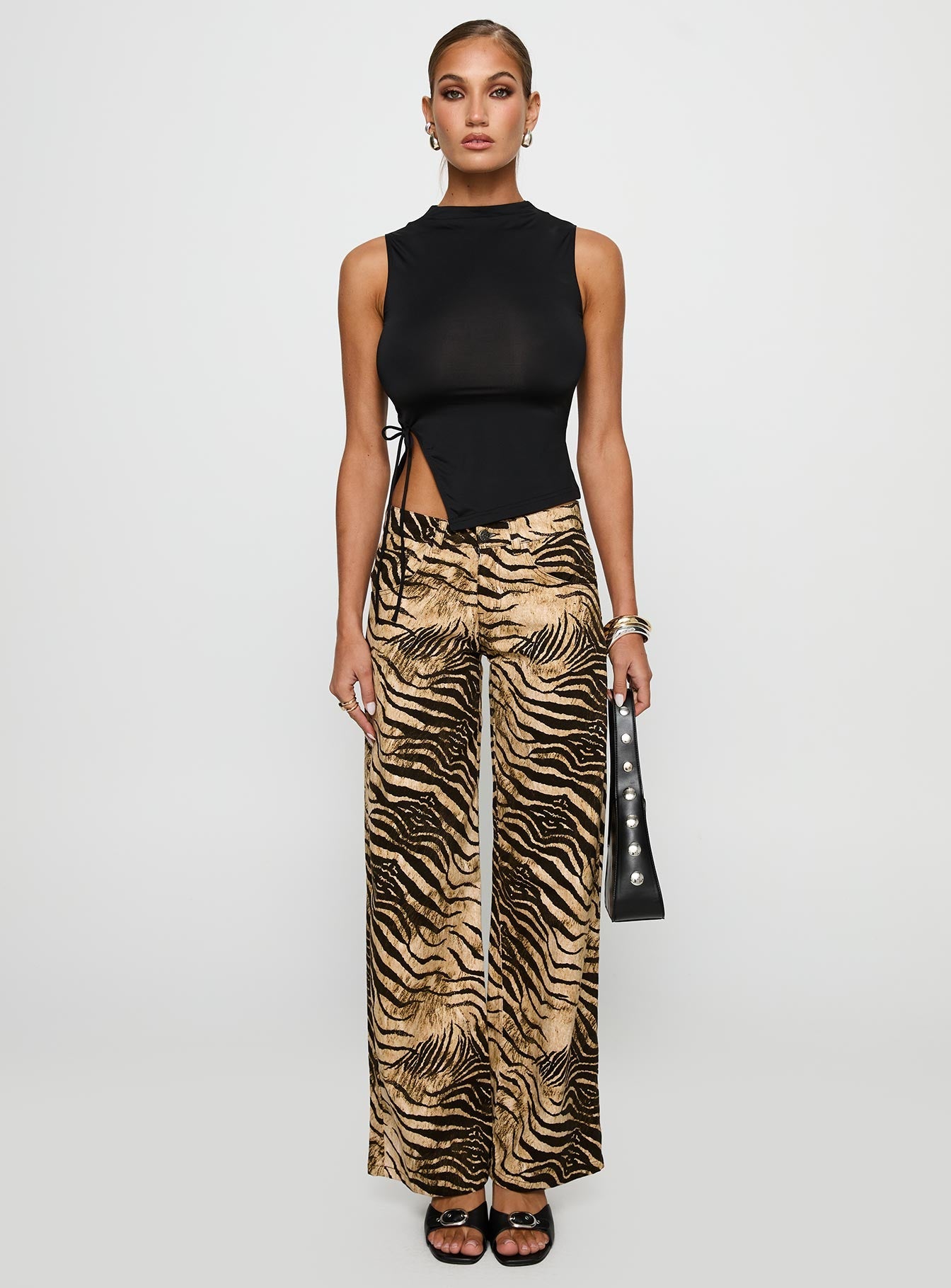 Low Rise Roomy Pants Multi