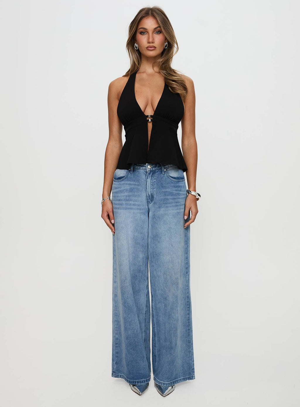 Brealle Halter Top Black