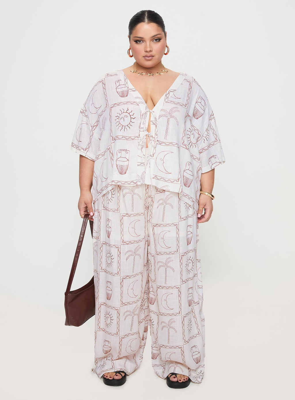 Sun Dream Pant Cream / Multi Curve