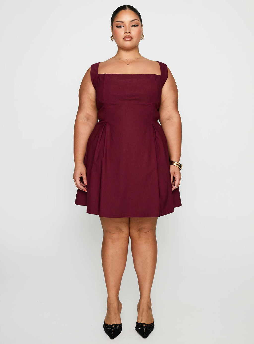 Xanthus Mini Dress Red Curve