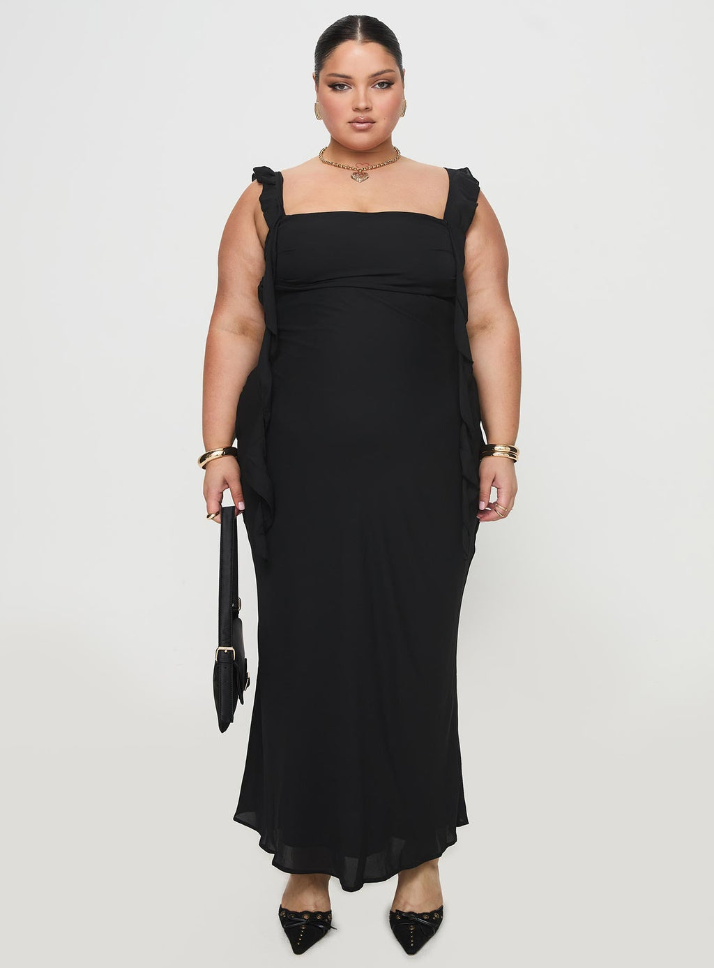 Lanai Maxi Dress Black Curve