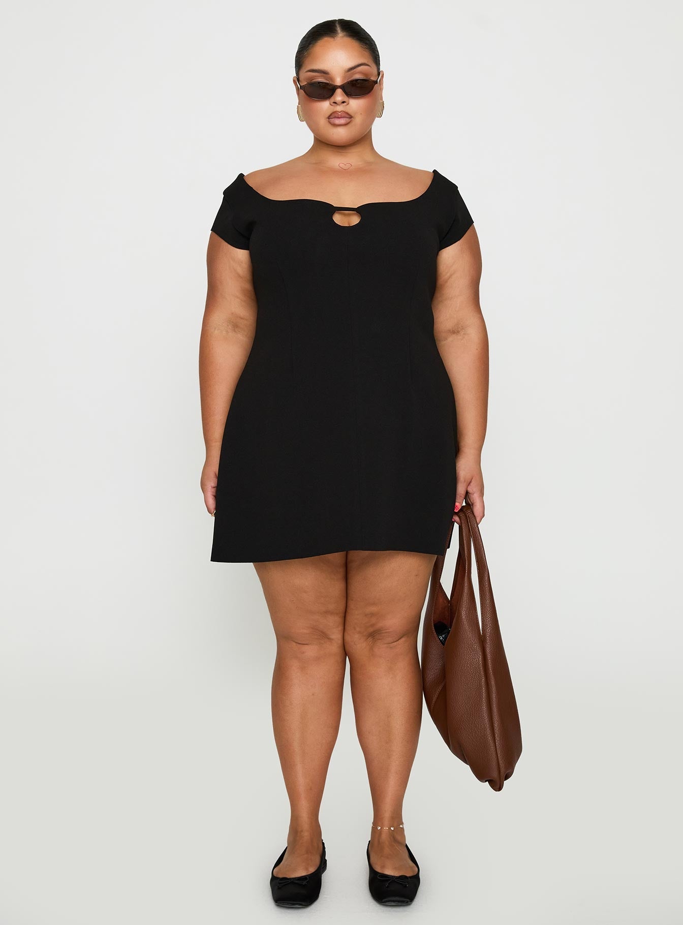 Sylvette Mini Dress Black Curve