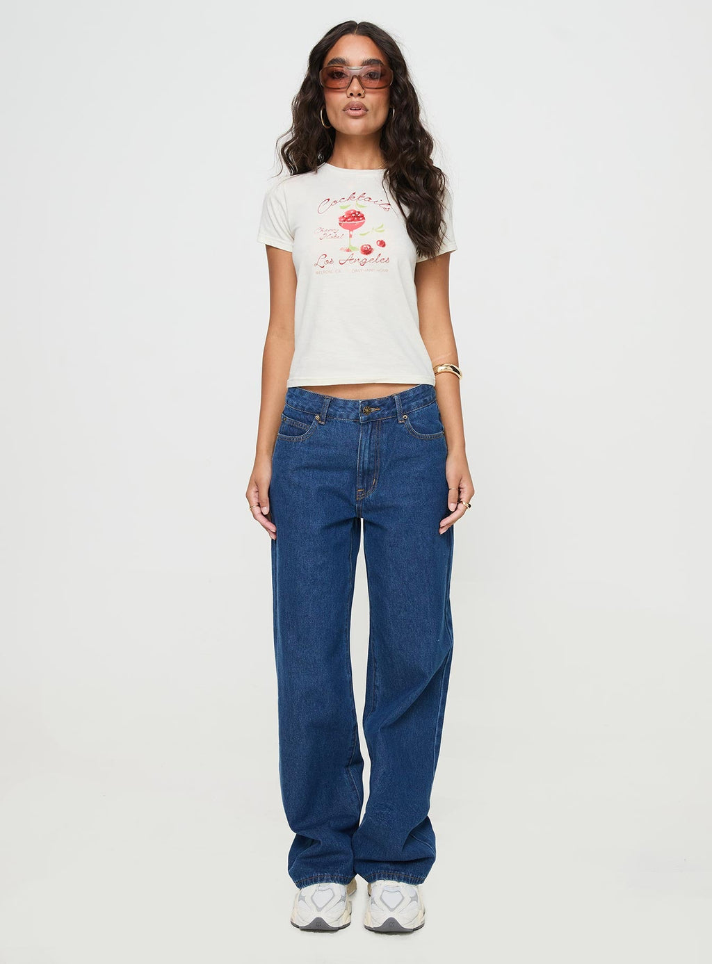 Cherry Cocktails Tee Cream