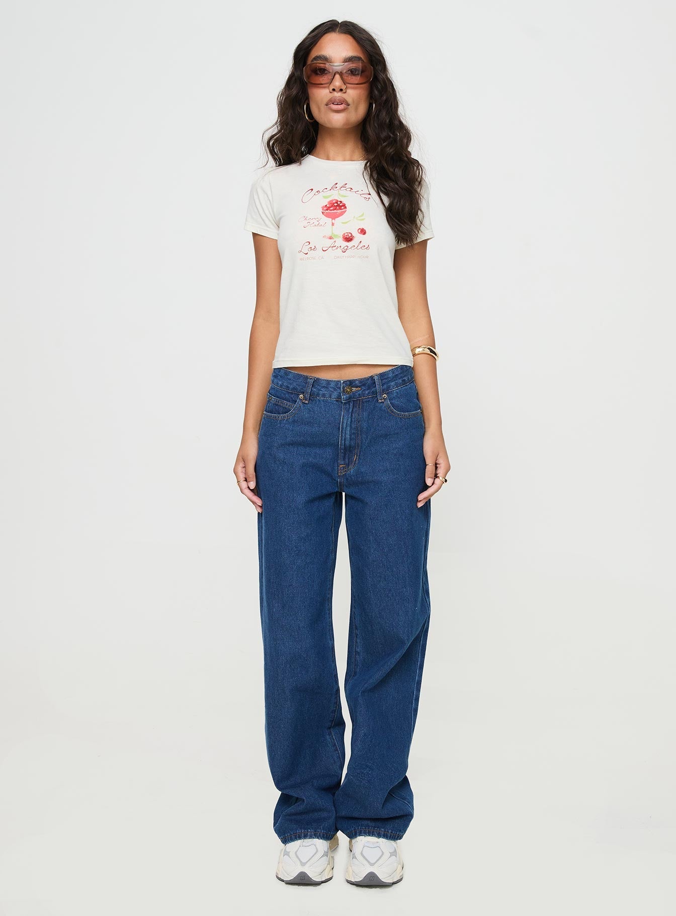 Cherry Cocktails Tee Cream