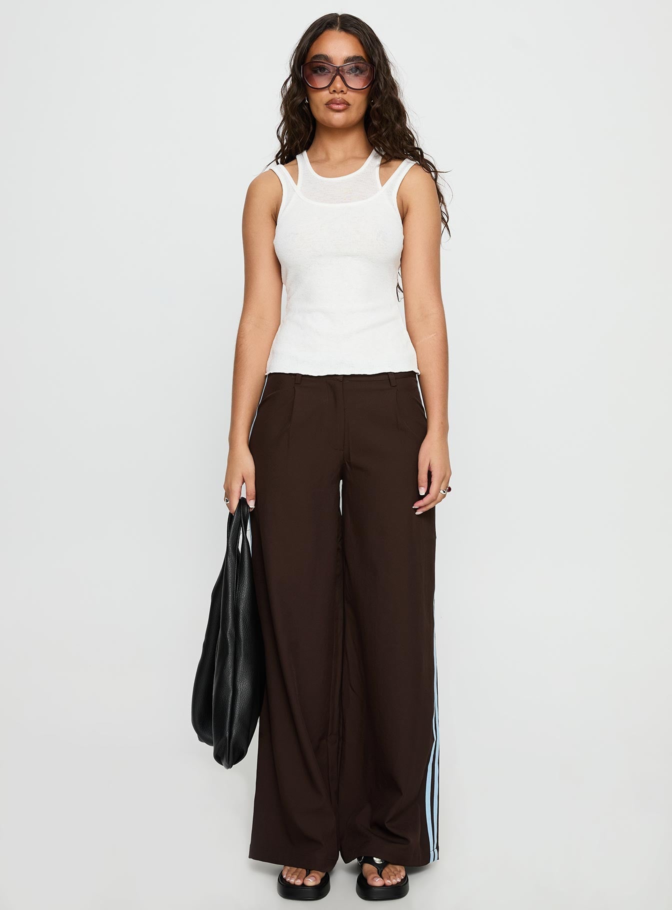 Wendi Tipping Suit Pant Brown / Blue