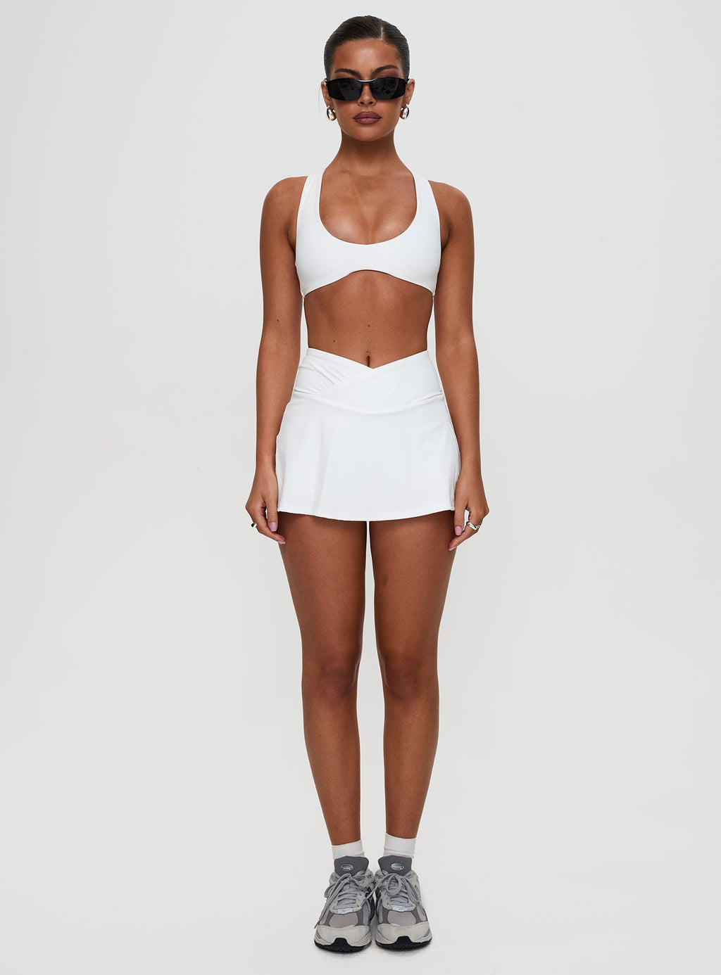 With Purpose Active Skort White