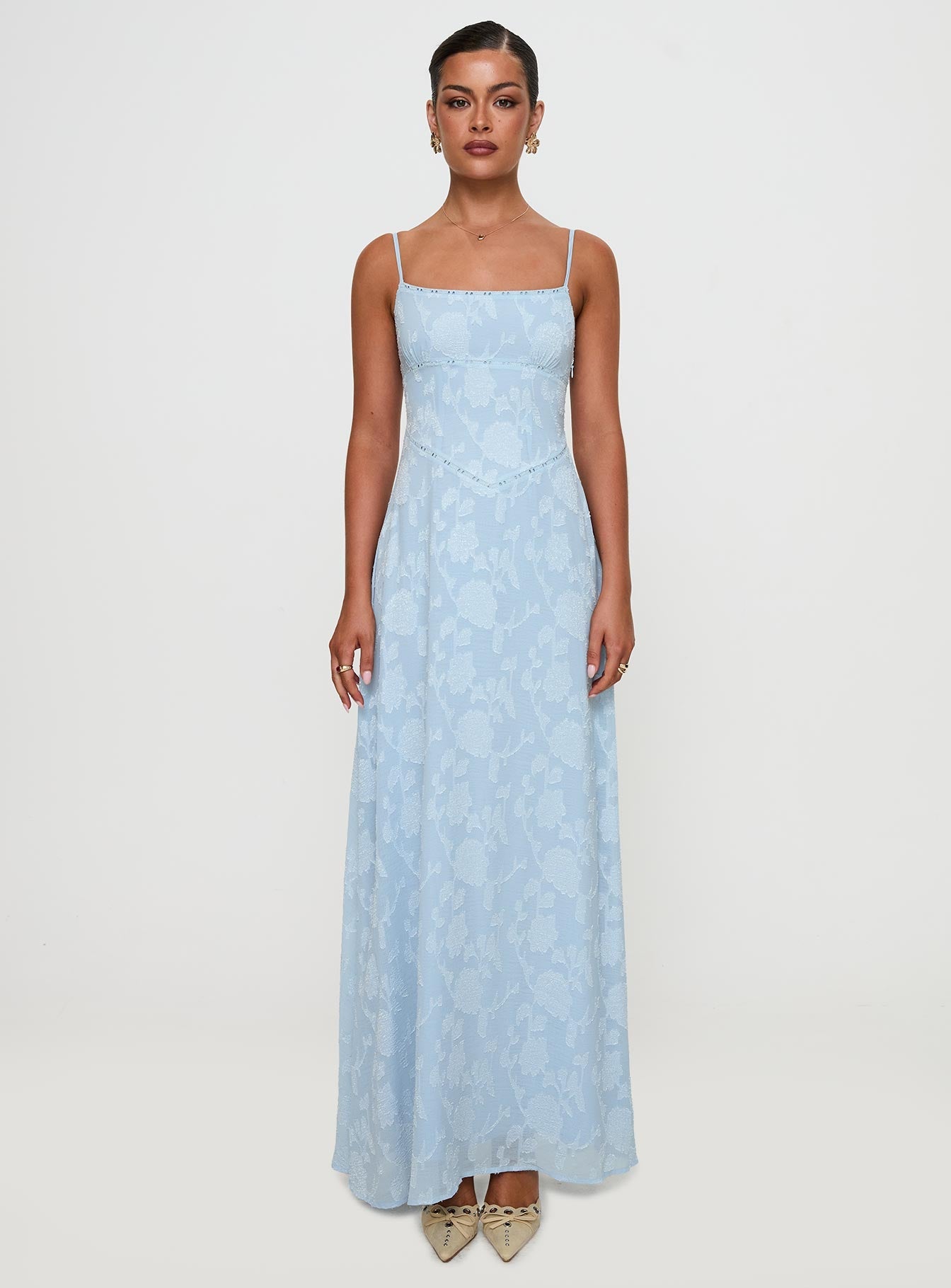 South Of France Maxi Dress Blue