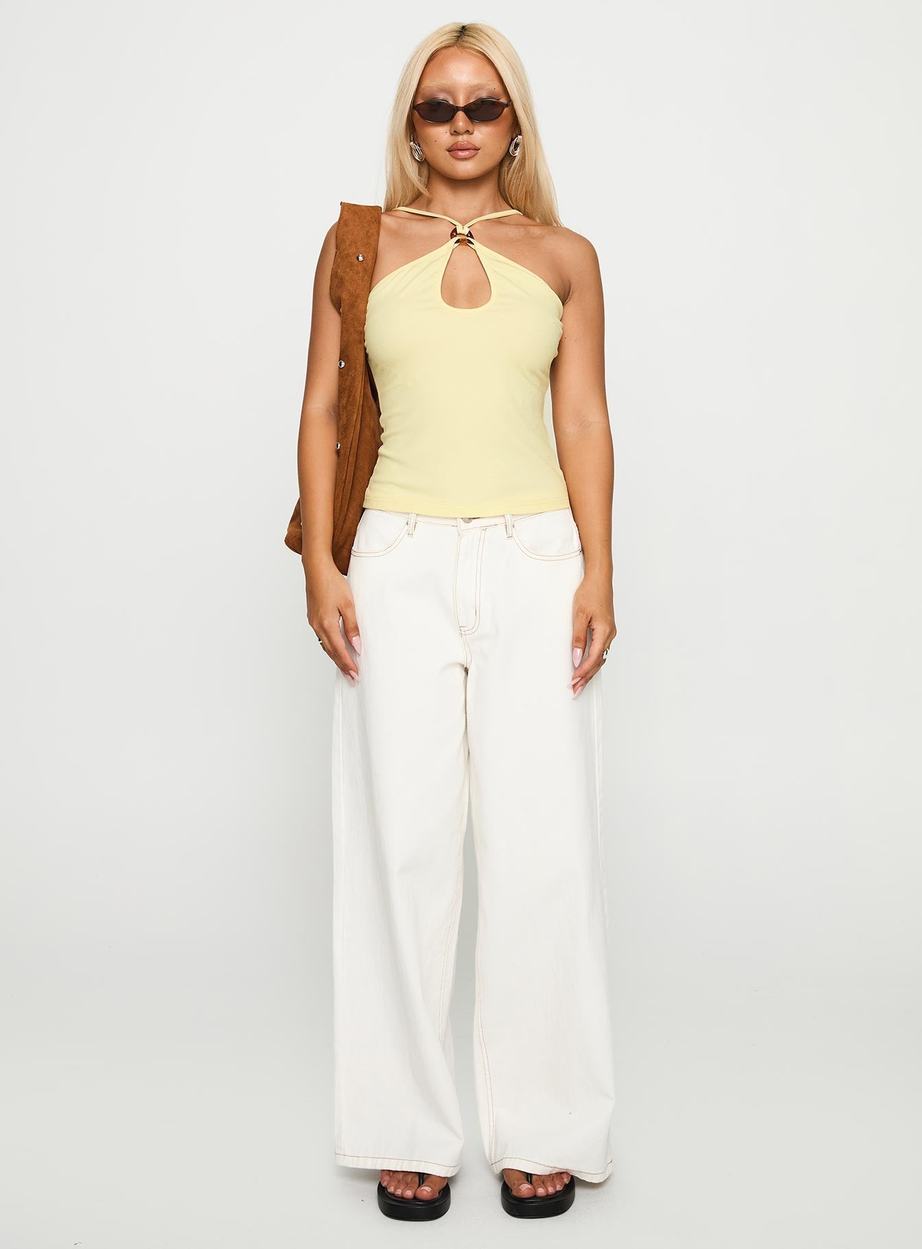 Luminarie Cut Out Top Lemon