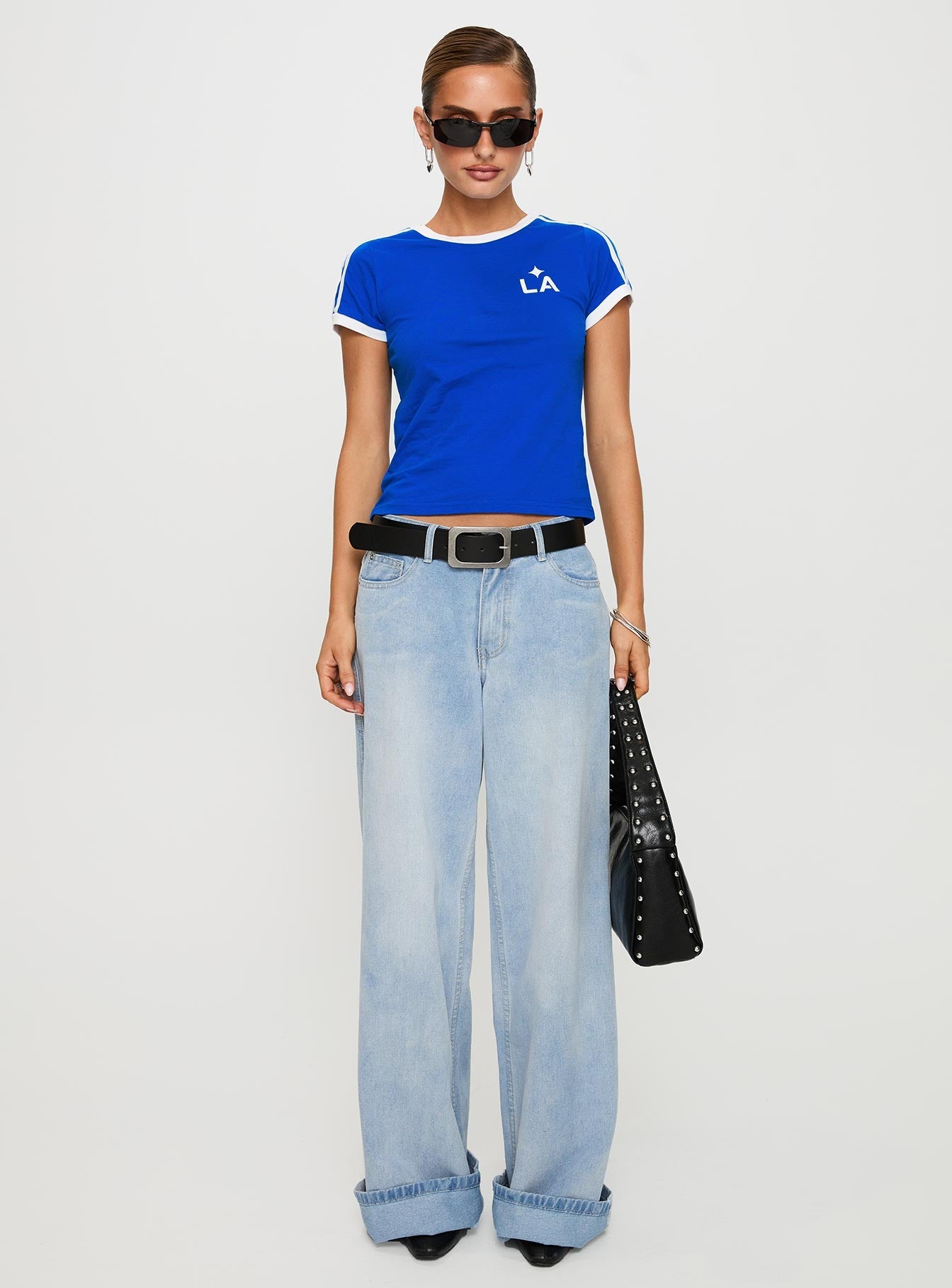 La Galaxy Logo Top Blue