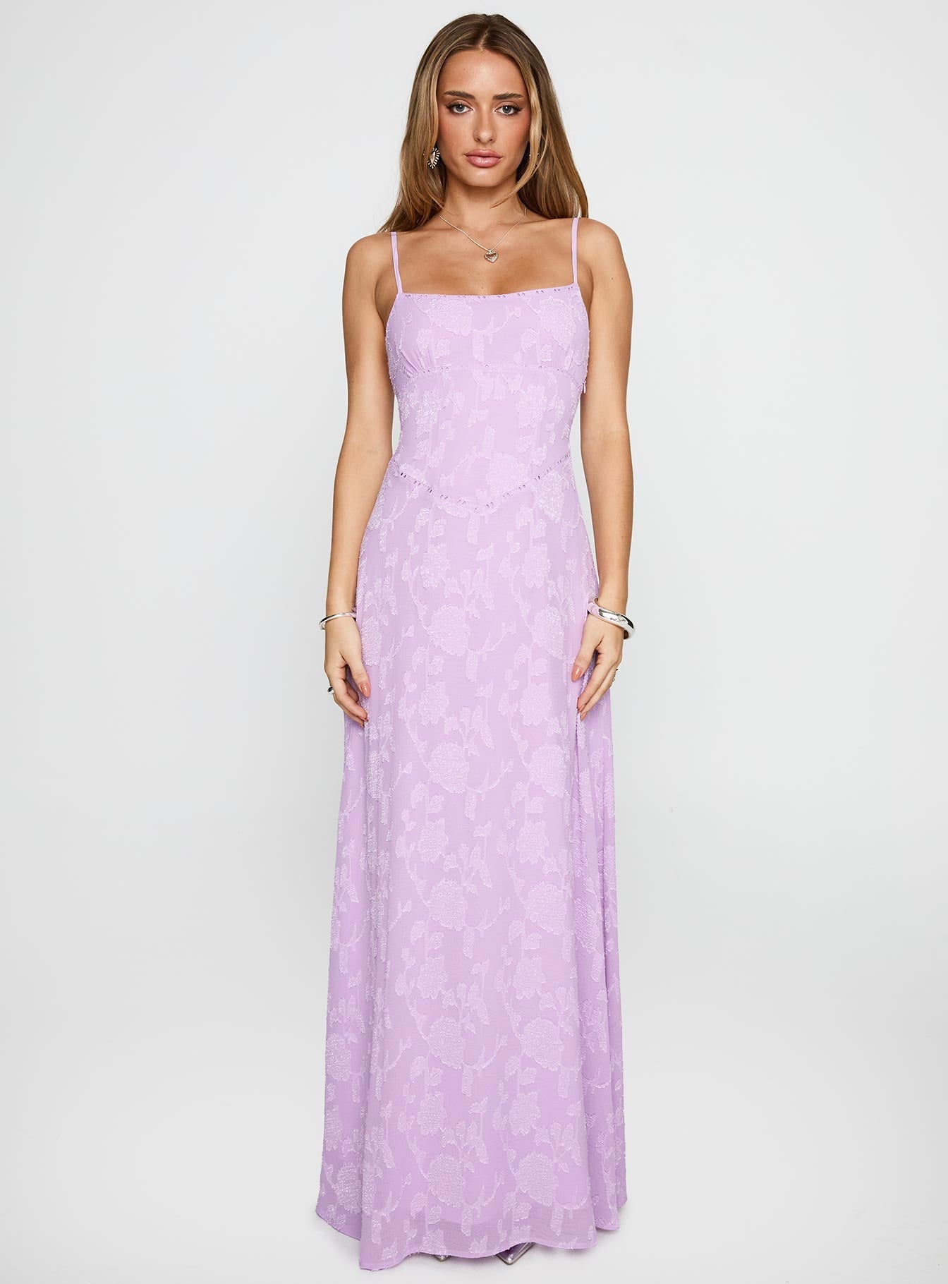 South Of France Maxi Dress Lilac