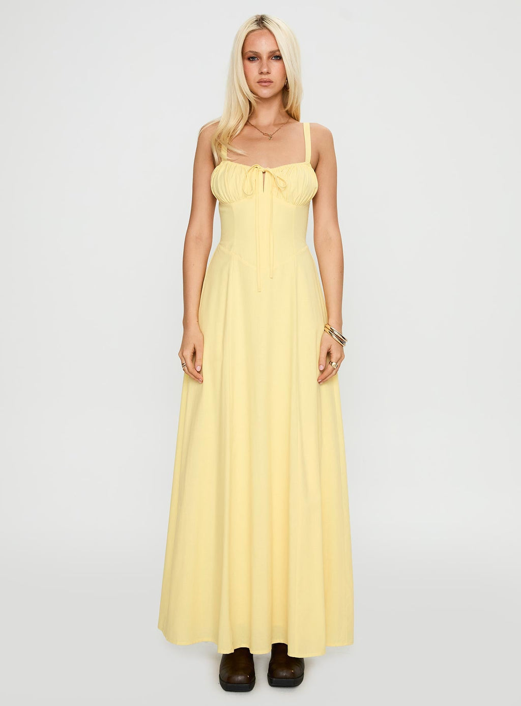 Leticia Maxi Dress Lemon